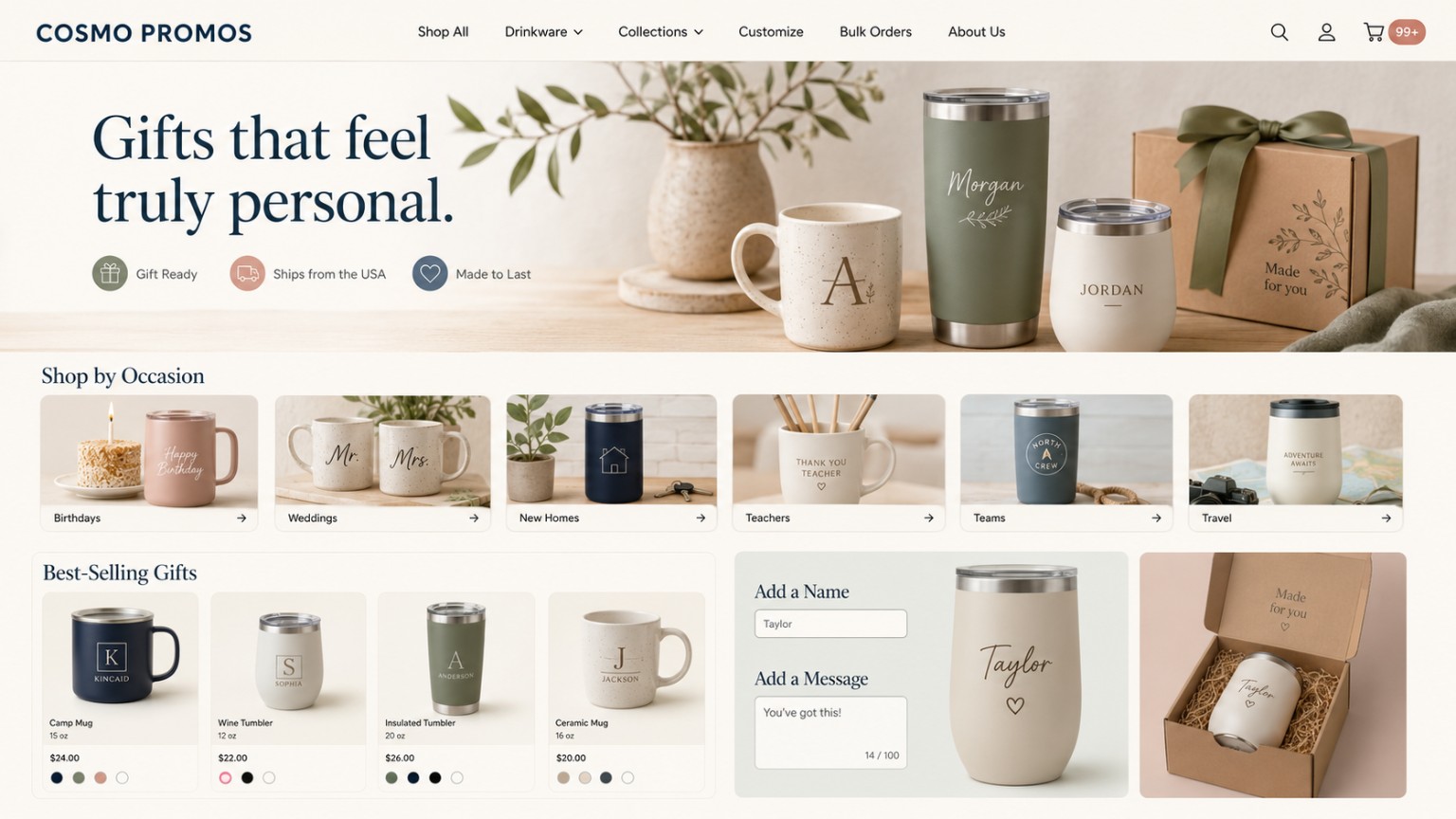 The product and its presentation — owner-supplied original visual study